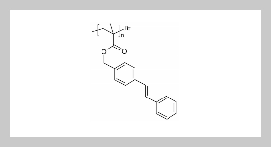 Pressure Dependence of Raman Scattering in Poly-methyl Stilbenemethacrylate