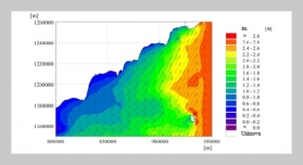 Calculating and simulating the erosion and deposition rate with sea level scenarios in the coastal area of Binh Thuan, Vietnam